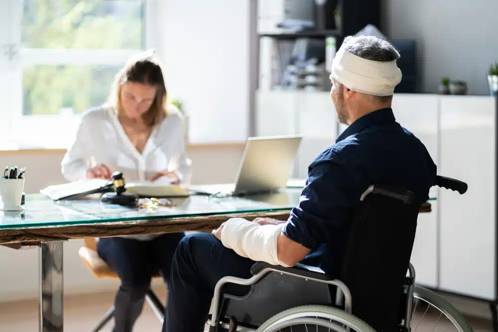 Photo of an Injured Worker